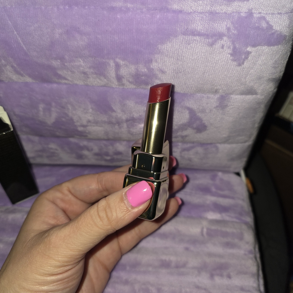 Guerlain Kiss Kiss Lipstick Color 809 Flower Fever New In Box - Picture 6 of 7